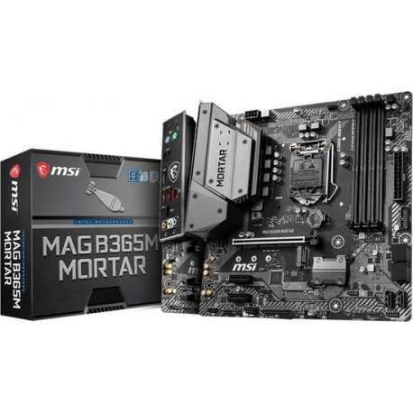 MSI MAG B365M Mortar moederbord LGA 1151 (Socket H4) Micro ATX Intel B365