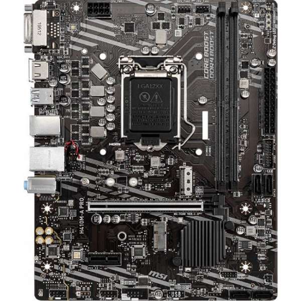 MSI H410M-A PRO LGA 1200 micro ATX Intel H410
