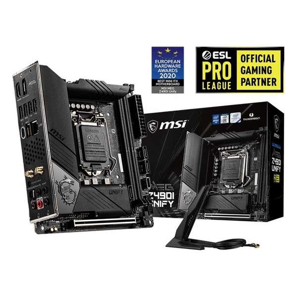 MSI MEG Z490I UNIFY LGA 1200 mini ITX Intel Z490