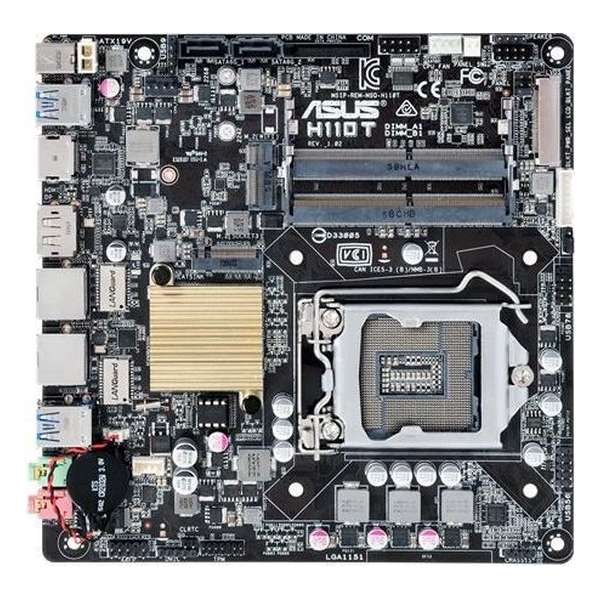ASUS H110T moederbord LGA 1151 (Socket H4) Mini ITX Intel® H110