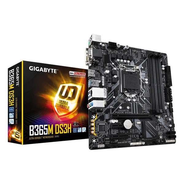 Gigabyte B365M DS3H moederbord LGA 1151 (Socket H4) Micro ATX Intel B365