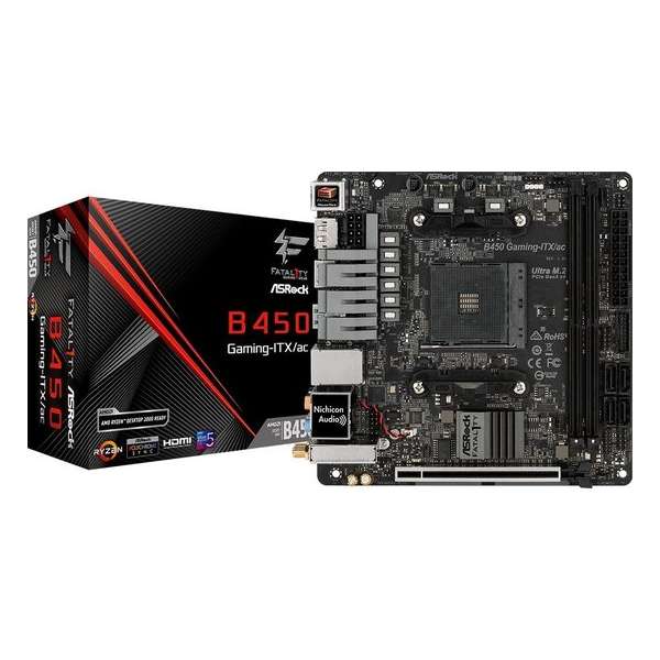 Asrock Fatal1ty B450 Gaming-ITX/ac Socket AM4 mini ITX AMD B450