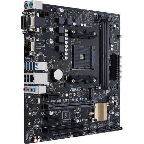 ASUS PRIME A320M-C R2.0 moederbord Socket AM4 Micro ATX AMD A320