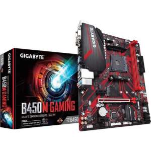 Gigabyte B450M GAMING moederbord Socket AM4 micro ATX AMD B450