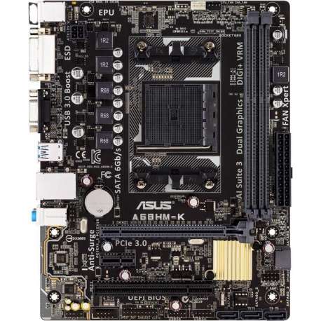 ASUS A68HM-K Socket FM2+ AMD A68 Micro ATX