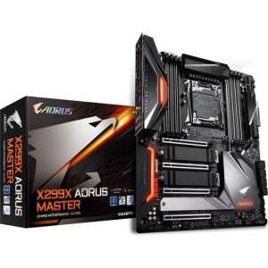 Gigabyte X299X Aorus Master moederbord LGA 2066 Verlengd ATX Intel® X299