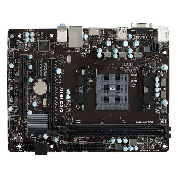 MSI A68HM-E33 V2 AMD A68H Socket FM2+ Micro ATX