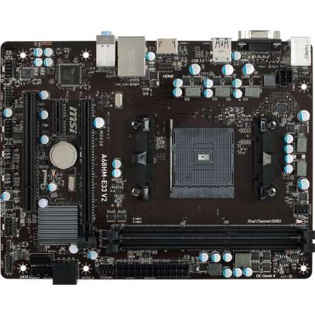 MSI A68HM-E33 V2 AMD A68H Socket FM2+ Micro ATX