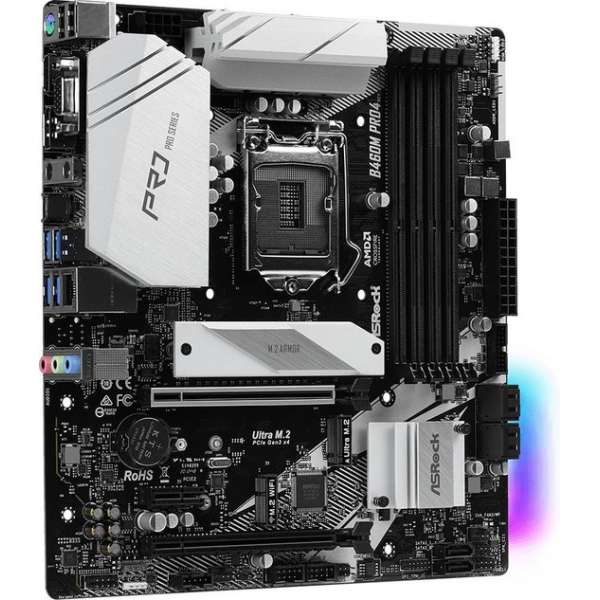 Asrock B460M Pro4 LGA 1200 Micro ATX Intel B460