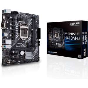 ASUS PRIME H410M-D moederbord Micro ATX