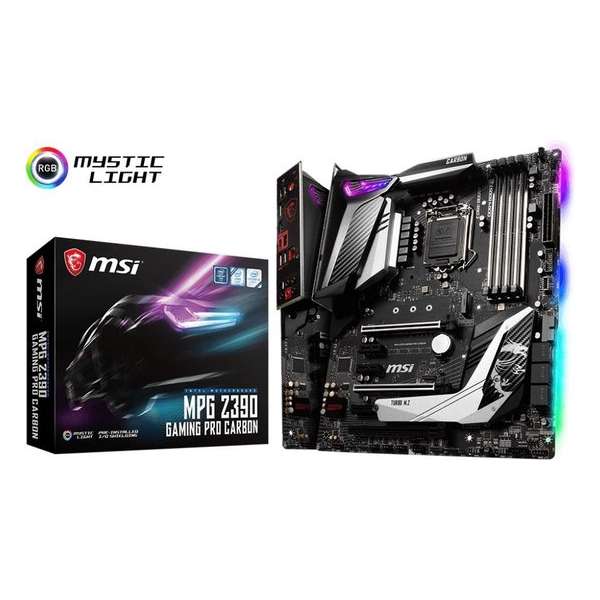 MSI MPG Z390 GAMING PRO CARBON moederbord LGA 1151 (Socket H4) ATX Intel Z390