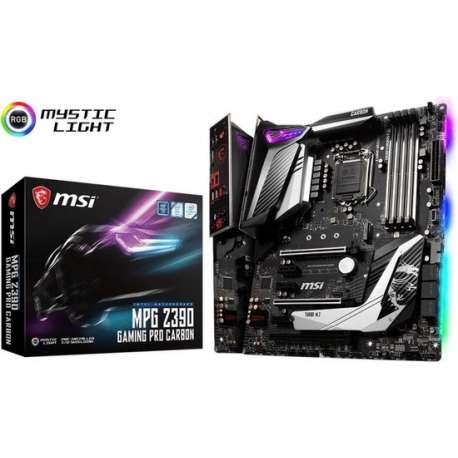 MSI MPG Z390 GAMING PRO CARBON moederbord LGA 1151 (Socket H4) ATX Intel Z390