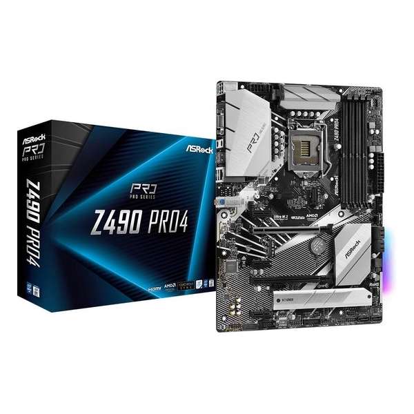 Asrock Z490 Pro4 moederbord ATX Intel Z490