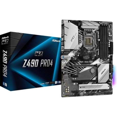 Asrock Z490 Pro4 moederbord ATX Intel Z490