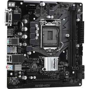 Asrock H410M-HDV LGA 1200 Micro ATX Intel H410