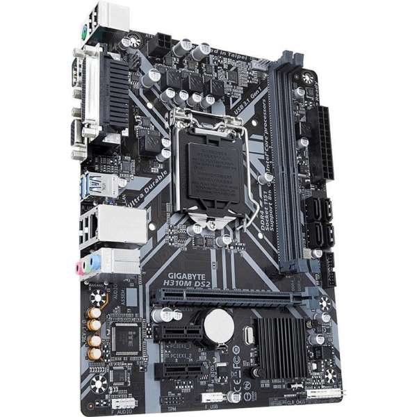 Gigabyte H310M DS2 moederbord LGA 1151 (Socket H4) Intel® H310 Micro ATX