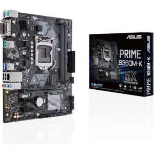 ASUS PRIME B360M-K moederbord LGA 1151 (Socket H4) Micro ATX Intel® B360