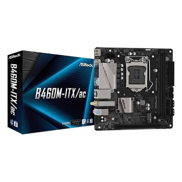 Asrock B460M-ITX/AC moederbord LGA 1200 Mini ITX Intel B460