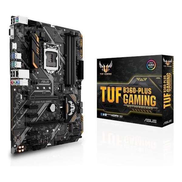 ASUS TUF B360-PLUS GAMING LGA 1151 (Socket H4) ATX Intel® B360