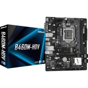 Asrock B460M-HDV moederbord LGA 1200 Micro ATX Intel B460