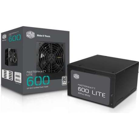 Cooler Master MasterWatt Lite 600W voeding