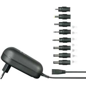 VOLTCRAFT Stekkernetvoeding, instelbaar 9 V/DC, 12 V/DC, 13.5 V/DC, 15 V/DC, 18 V/DC, 20 V/DC, 24 V/DC 1000 mA 24 W