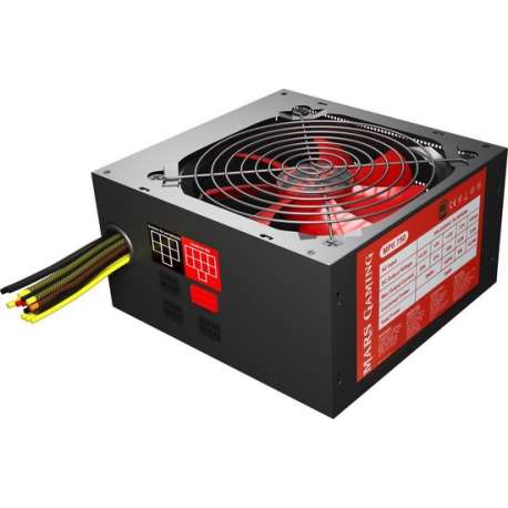 Mars Gaming MPII750 power supply unit 750 W ATX Zwart, Rood
