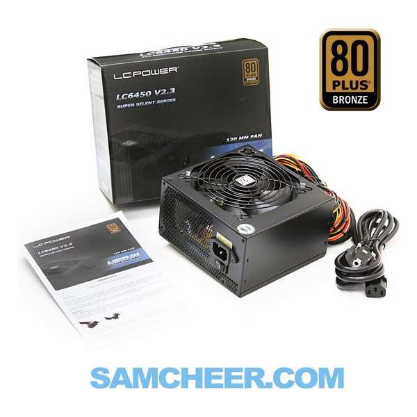 LC6450-V2.3 80 Plus Bronze 450W Super Silent Serie Vers. 2.3