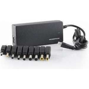 Modecom ZL-MC-UC90.1-AS10 ROYAL UNIVERSAL CAR POWER ADAPTER FOR LAPTOPS [90W, OVP,/ OCP/ SCP, Black]