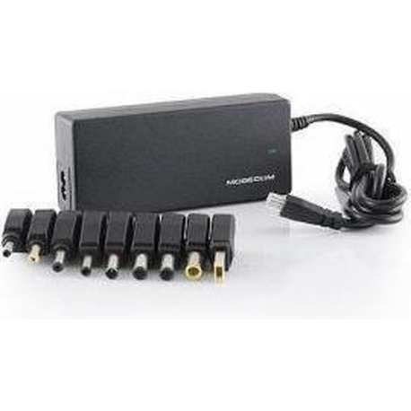 Modecom ZL-MC-UC90.1-AS10 ROYAL UNIVERSAL CAR POWER ADAPTER FOR LAPTOPS [90W, OVP,/ OCP/ SCP, Black]