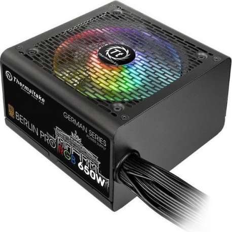 Thermaltake Berlin Pro RGB power supply unit 650 W ATX Zwart