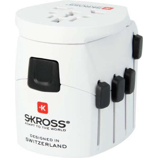 Skross PRO - World Universeel Universeel Wit netstekker adapter