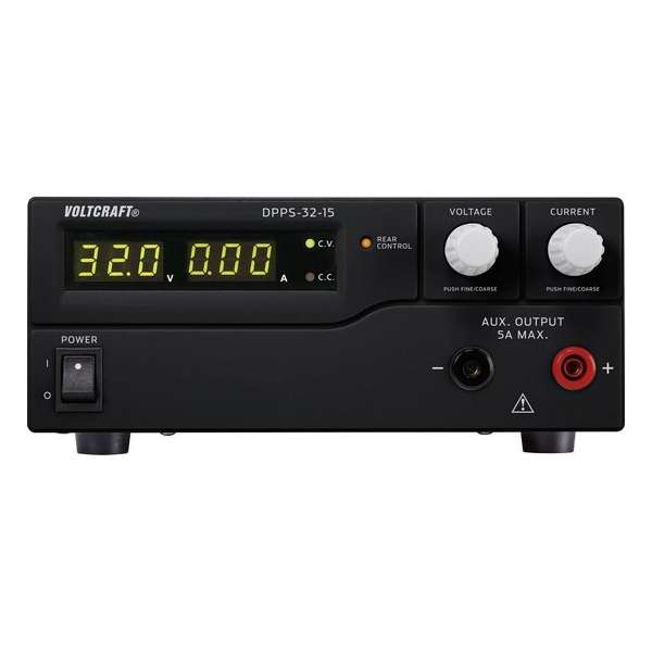 VOLTCRAFT DPPS-32-15 Labvoeding, regelbaar 1 - 32 V/DC 0 - 15 A 480 W USB Programmeerbaar Aantal uitgangen 1 x