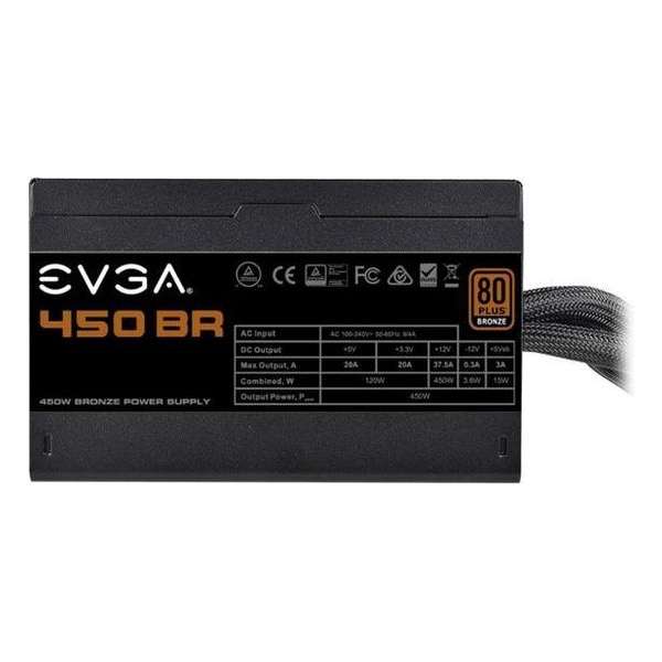 Stroomvoorziening voor Gaming Evga 100-BR-0450-K2 450W