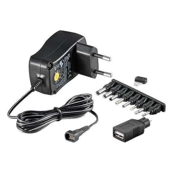 Techly IPW-NTS600G netvoeding & inverter Binnen Zwart