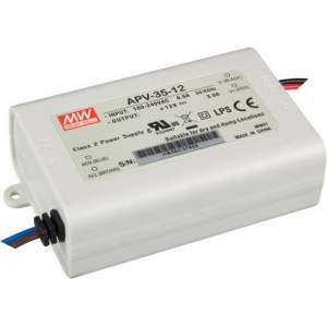 SCHAKELENDE VOEDING - 1 UITGANG - 25 W - 5 V (APV-35-5)