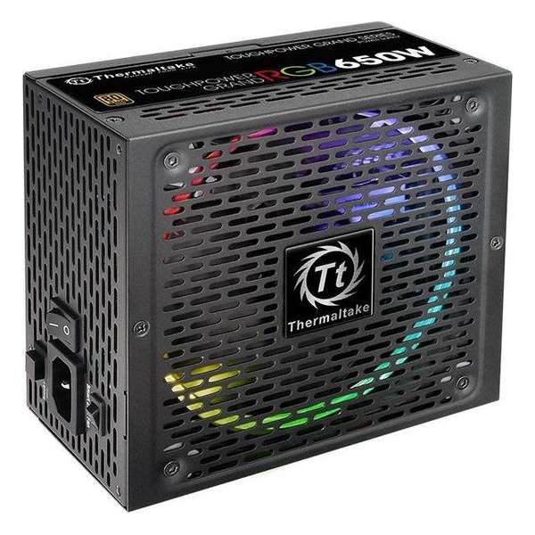 Thermaltake Toughpower Grand RGB 650W Gold (RGB Sync Edition) power supply unit ATX Zwart
