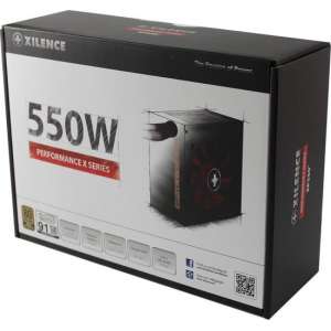 Xilence XP550R9 power supply unit 550 W ATX Zwart, Rood