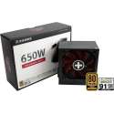Xilence XP650R9 power supply unit 650 W ATX Zwart, Rood