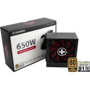 Xilence XP650R9 power supply unit 650 W ATX Zwart, Rood