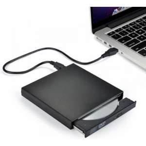 Plug & Play Externe CD/DVD Combo Drive Speler Reader - USB 2.0 CD-Rom Disk Lezer & Brander