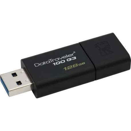 Kingston DataTraveler 100 G3 - USB-stick - 128 GB