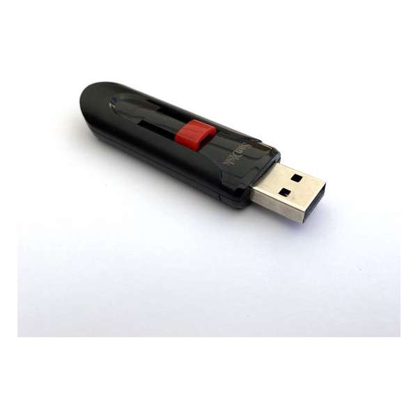 USB Sandisk Cruzer 256GB Stick / Flash Drive / Zwart-Rood USB Sandisk Cruzer 256GB Stick / Flash Drive / Zwart-Rood