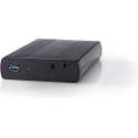 Nedis HDD behuizing voor 3,5'' SATA HDD - USB3.0 (USB-A) / aluminium