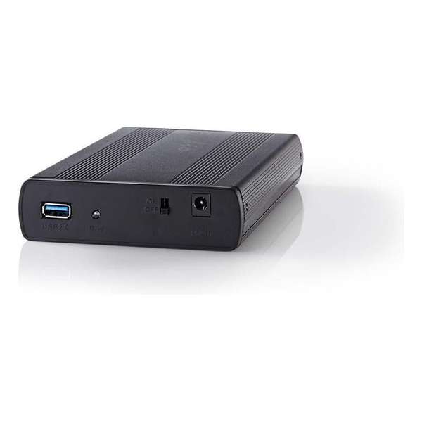 Nedis HDD behuizing voor 3,5'' SATA HDD - USB3.0 (USB-A) / aluminium