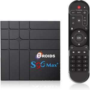 Broids - Android 10 TV Box - 4K HDR - Media Player -Plug & Play - Set Top Box - IPTV Box - Disney+