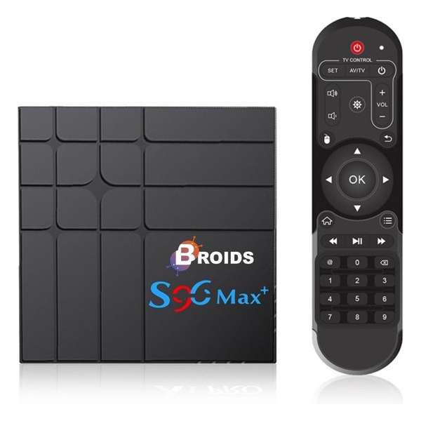 Broids - Android 10 TV Box - 4K HDR - Media Player -Plug & Play - Set Top Box - IPTV Box - Disney+ Broids - Android 10 TV Box - 4K HDR - Media Player -Plug & Play - Set Top Box - IPTV Box - Disney+