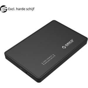 Orico  USB 3.0 Harde schijf behuizing  2.5 Inch SATA HDD en SSD - Zwart