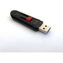 USB Sandisk Cruzer 128GB Stick / Flash Drive / Zwart-Rood