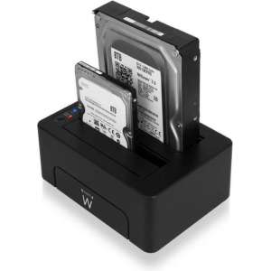 Ewent EW7014 - Dual Docking Station / 2.5 + 3.5 inch SATA HDD/SSD